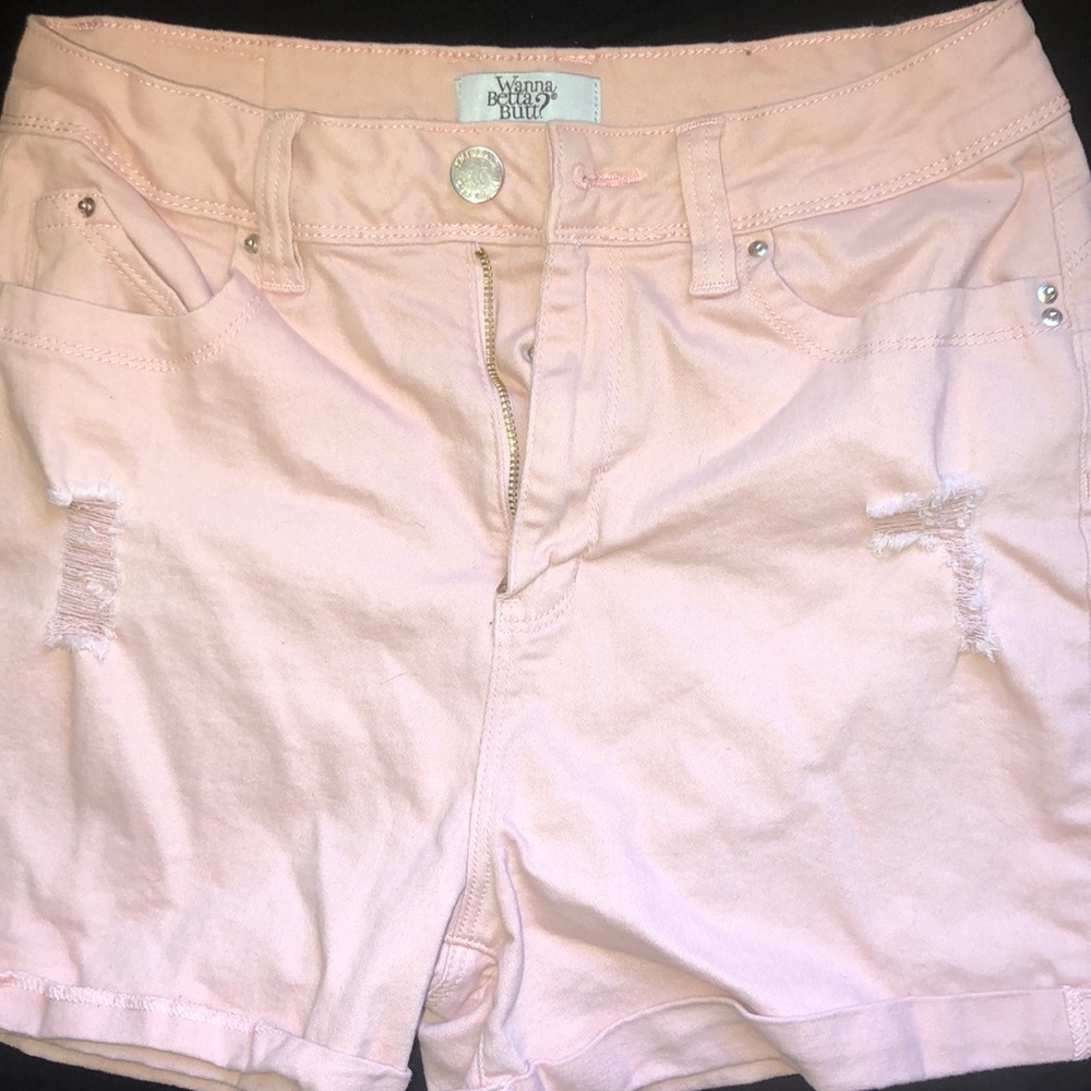 Wanna better butt light pink shorts. US SIZE 13